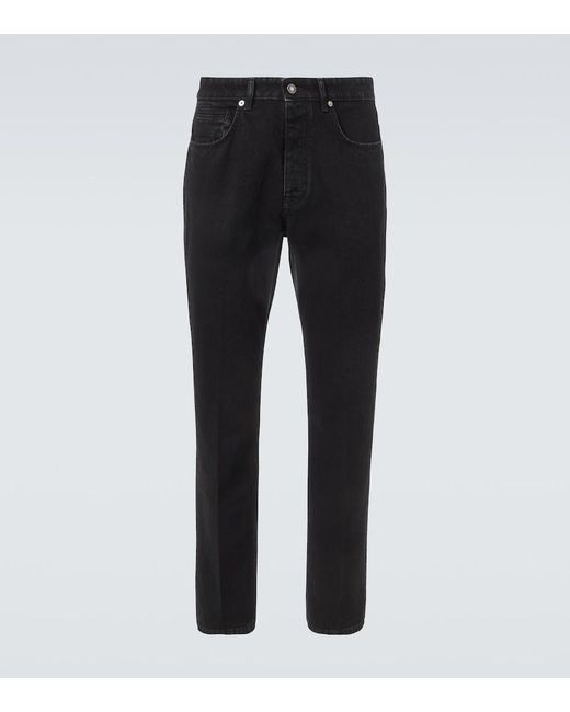 Jeans Rectos De Tiro Medio Givenchy de hombre de color Black