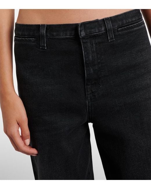 Gucci Blue Web Stripe Straight Jeans