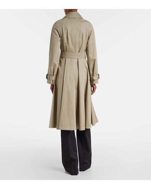 Burberry Natural Trenchcoat Aus Baumwoll-Gabardine