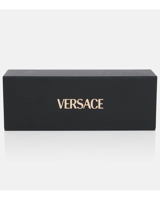 Versace Brown Biggie Cat-Eye Glasses