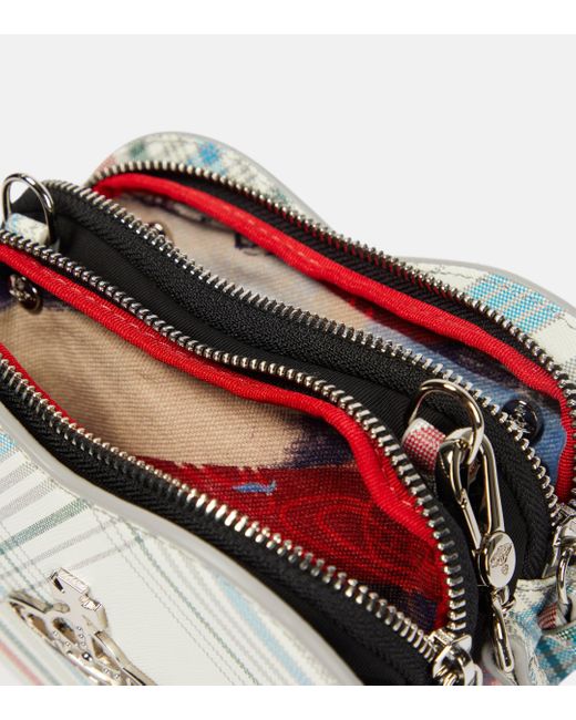 Vivienne Westwood Multicolor Louise Small Tartan Faux Leather Crossbody Bag
