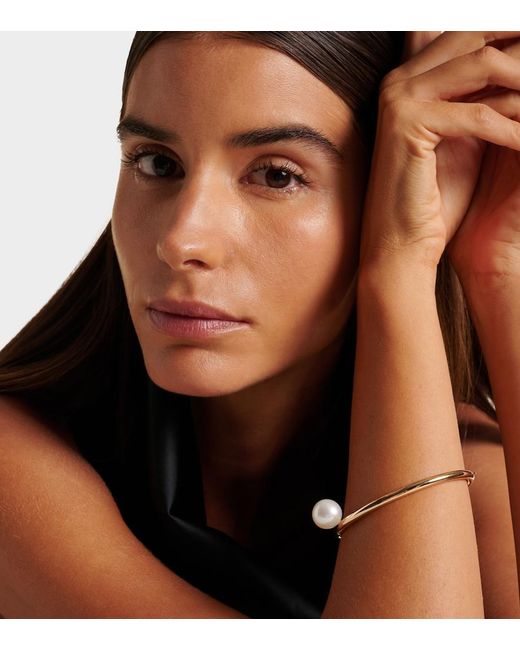 Sophie Bille Brahe White La Beaute Perle 14Kt Bracelet With Pearl