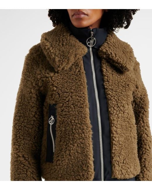 Toni Sailer Brown Sisu Teddy Jacket