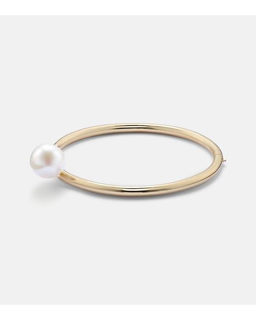 Sophie Bille Brahe White La Beaute Perle 14Kt Bracelet With Pearl