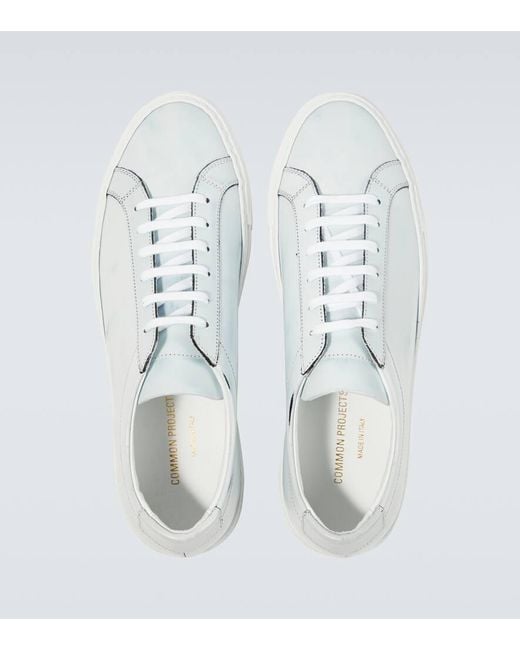 Common Projects White Achilles Fade Leather Sneakers for men