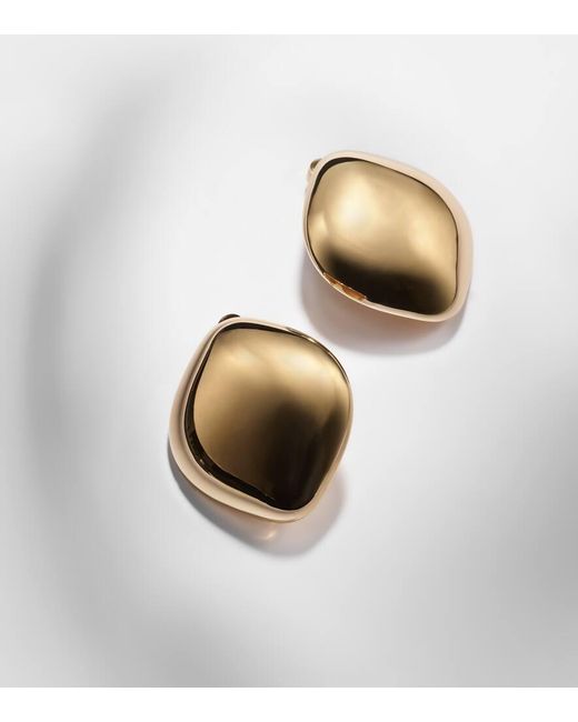 Pendientes Puffy Cushion Chapados En Oro De 10 Ct Jennifer Fisher de color Natural