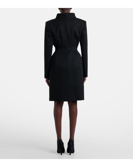 Wardrobe NYC Black Crepe Minidress