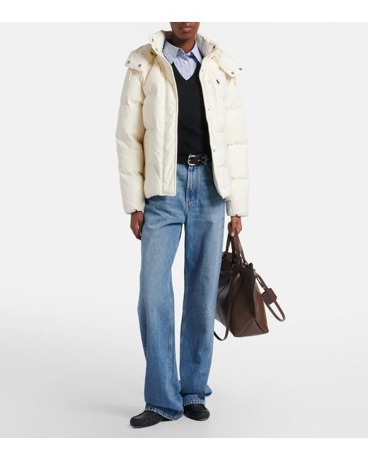 Polo Ralph Lauren Natural Logo Quilted Down Jacket