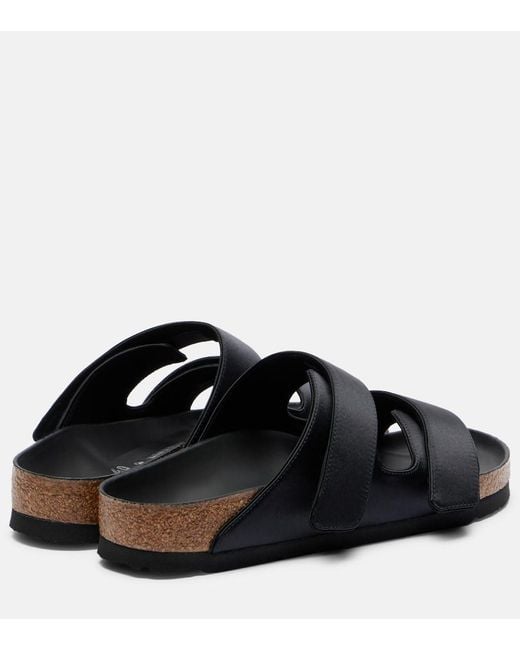 Birkenstock Black X Danielle Frankel Arizona Satin Sandals