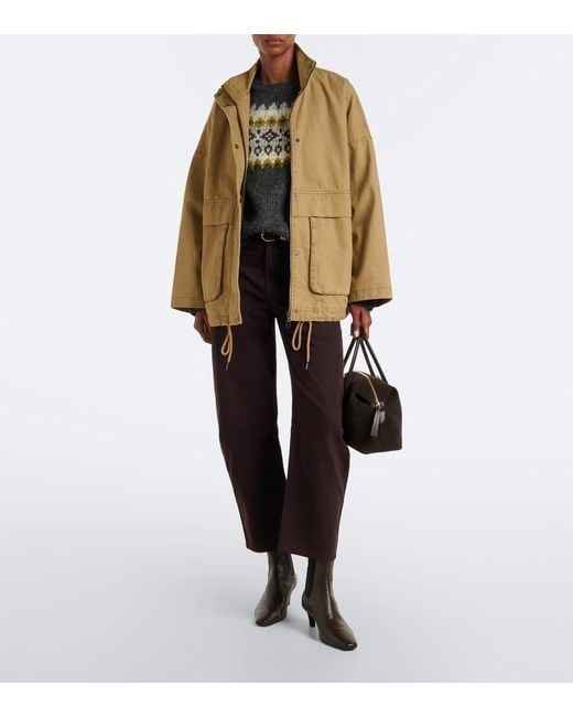 Velvet Brown Brylie Barrel-Leg Jeans