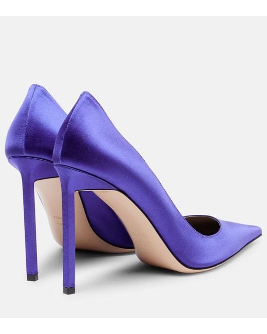 Tom Ford Purple Pumps Betty 105 Aus Satin