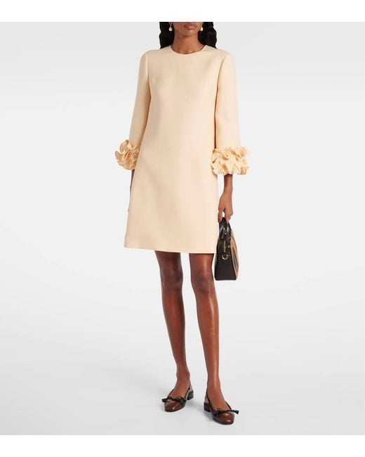 Valentino Natural Crepe Couture Minidress