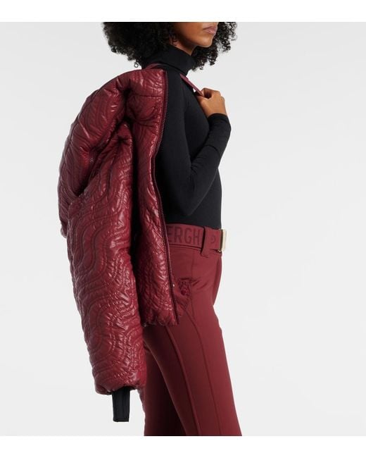 Goldbergh Red Solaria Quilted Down Ski Jacket