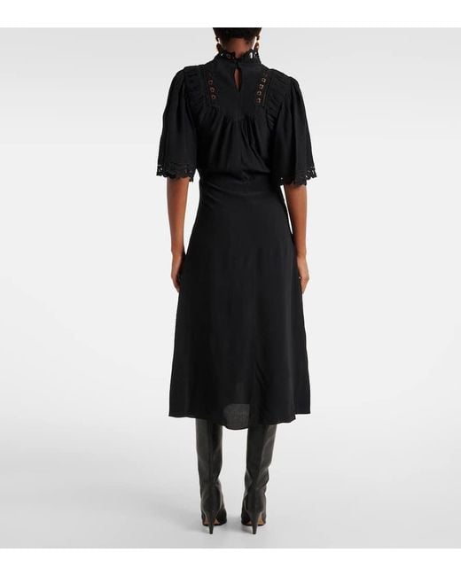 Isabel Marant Black Kleid Elidia