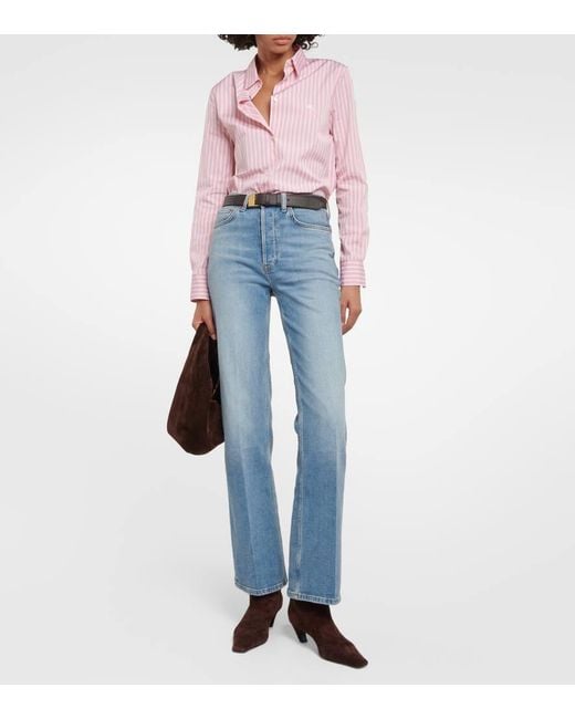 Jeans bootcut 70s a vita alta di Re/done in Blue