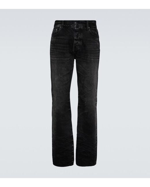 Jeans Regular Stack di Amiri in Black da Uomo