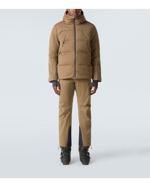 Sease Brown Nordend Wool-Blend Down Jacket for men