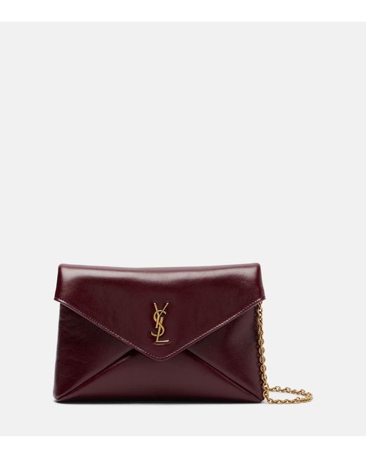 Borsa A Tracolla Cassandre Mini di Saint Laurent in Red