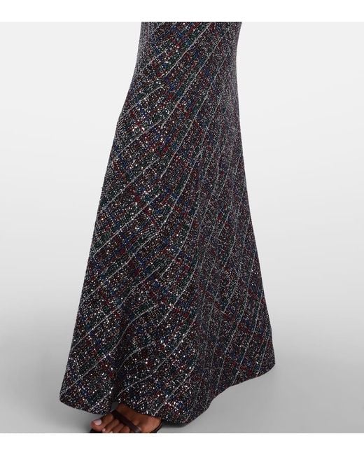 Missoni Black Sequined Lame Maxi Dress