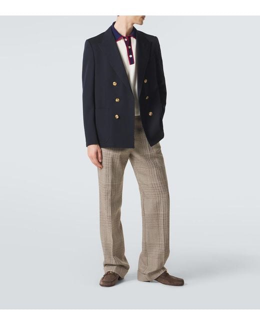 Valentino White Cotton Polo Sweater for men
