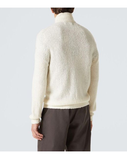 Thom Sweeney Jacke Aus Einem Wollgemisch in White für Herren