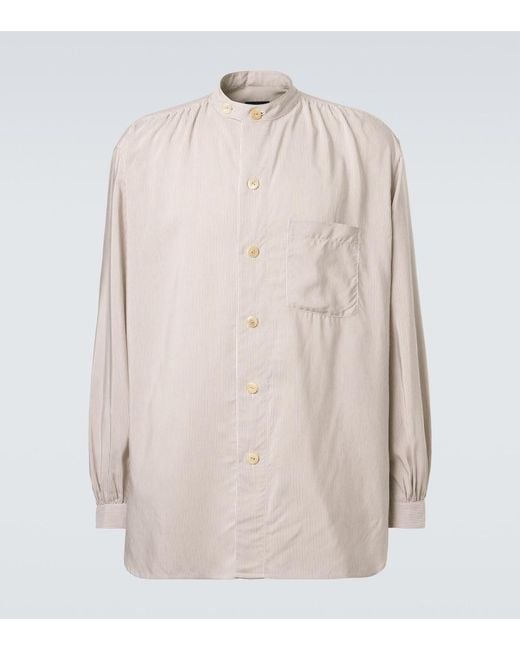 Giorgio Armani Natural Archivio Pinstripe Shirt for men