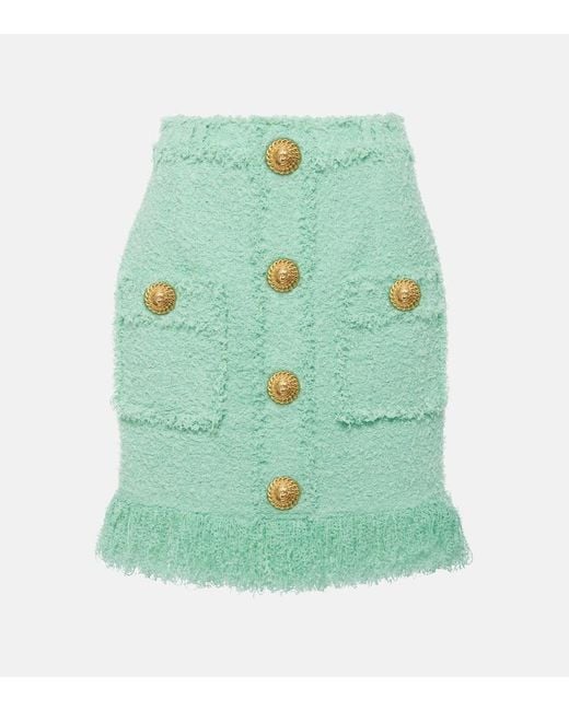 Minigonna di Balmain in Green