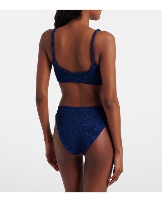 Hunza G Blue Phoebe Bikini