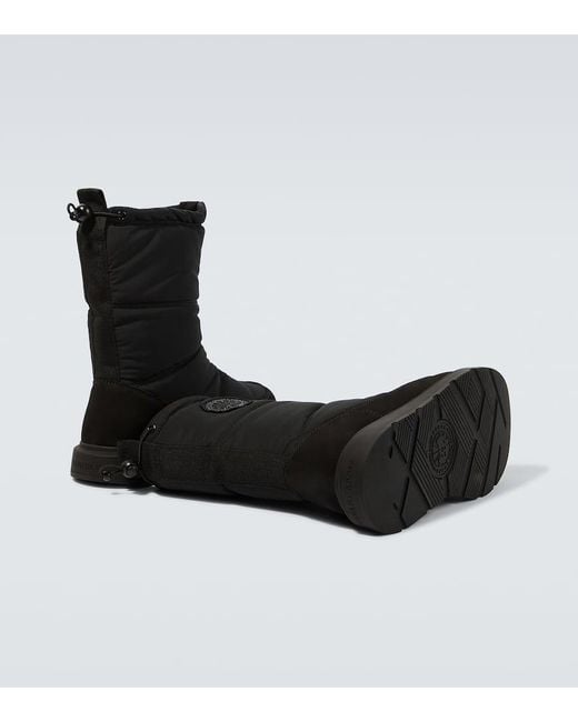 Canada Goose Black Crofton Fold Puffer Boots for men