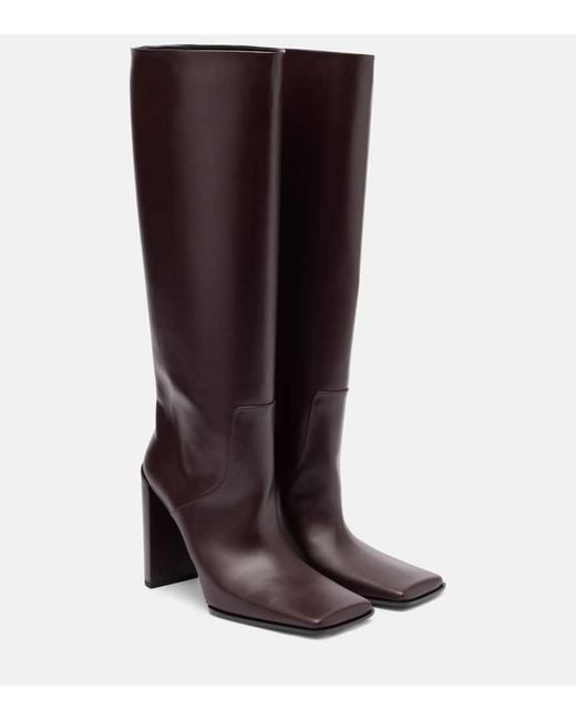 Alaïa Brown Stiefel Aus Leder