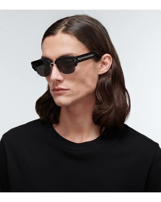 Dior Brown Cd Diamond C1U Square Sunglasses for men