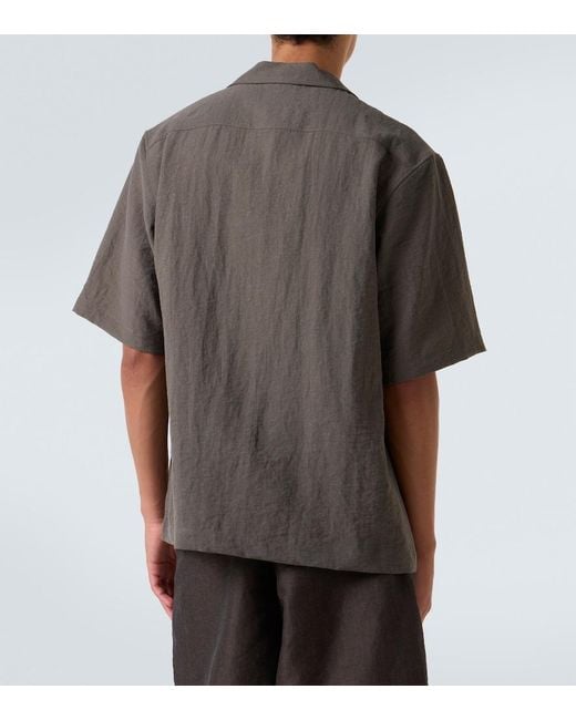 Commas Green Embroidered Shirt for men
