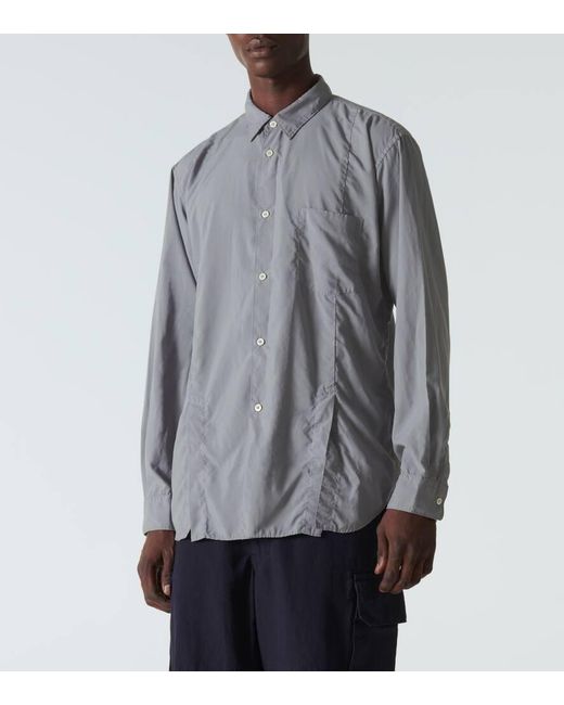 Camicia in tessuto tecnico di Comme des Garçons in Gray da Uomo