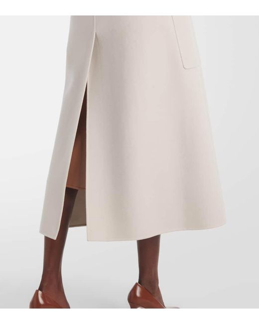 Max Mara Natural Mantel Paolore Aus Wolle
