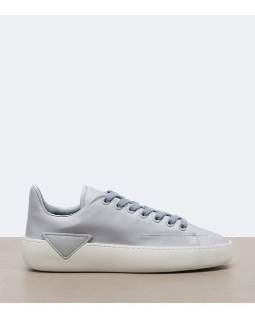 Prada White Court Re-Nylon Sneakers