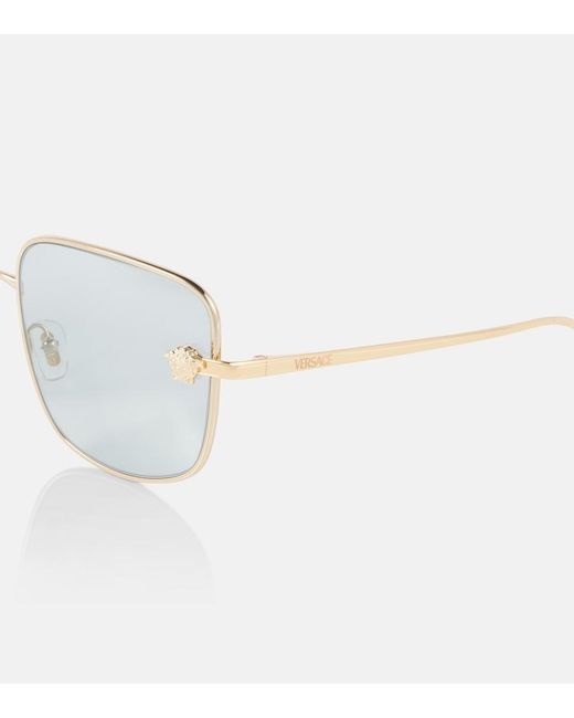 Versace Metallic Medusa Square Sunglasses