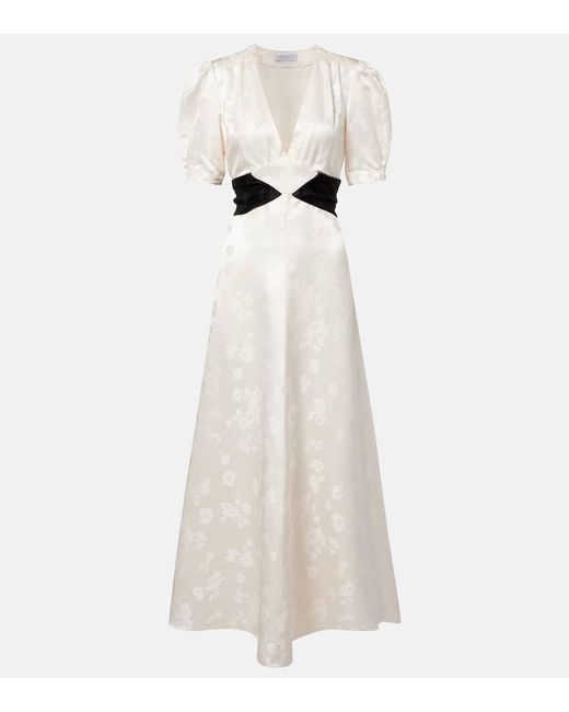 knee length dresses for ladies GABRIELA HEARST LARKIN MIDI DRESS main image 1