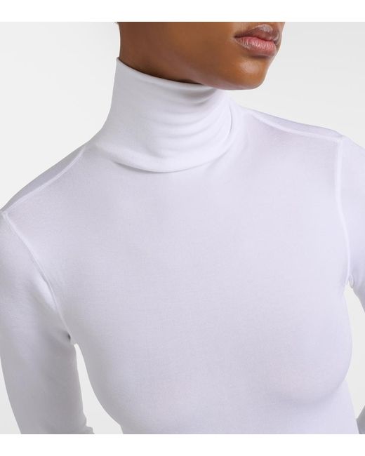 Wolford White Colorado String Bodysuit