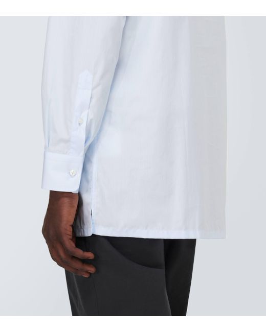 Chemise Oxford en coton Loro Piana pour homme en coloris White
