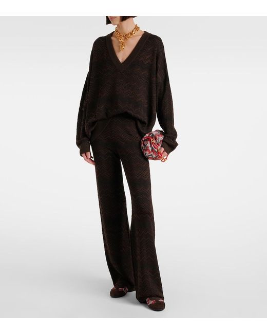 Baskets En Daim Missoni en coloris Brown
