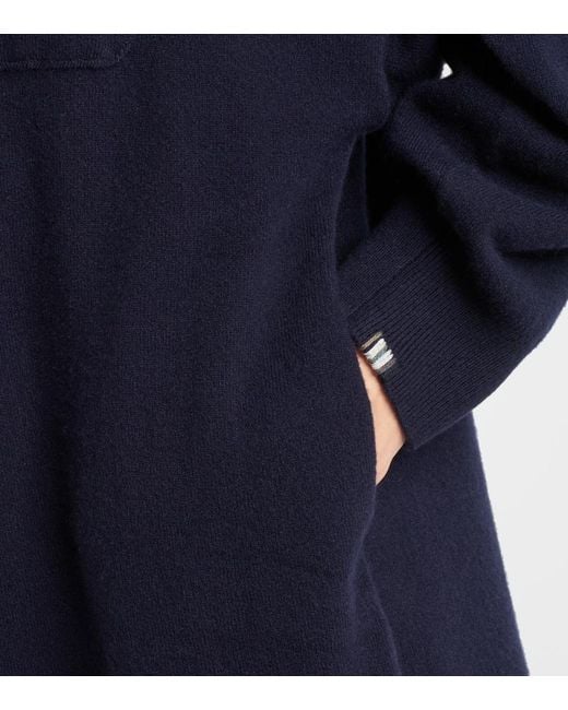 Extreme Cashmere Blue N°61 Koto Cashmere-blend Cardigan