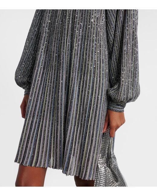 Missoni Gray Lame Minidress