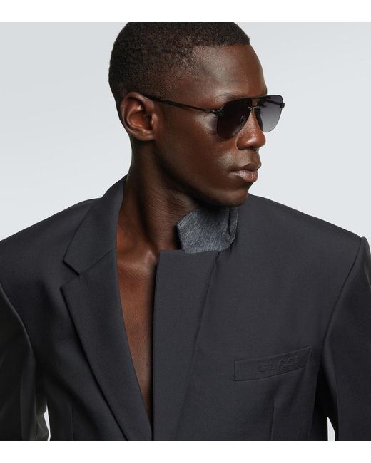 Fendi Blue Sky Aviator Sunglasses for men
