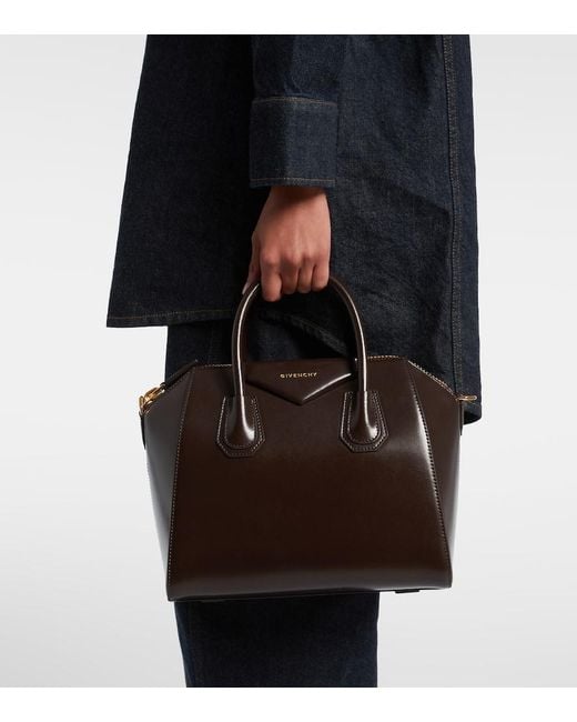Givenchy Black Tote Bag Antigona Small Aus Leder