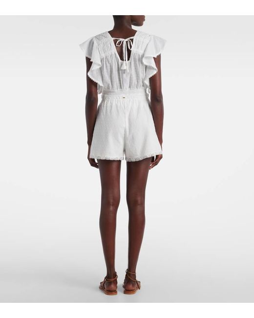 Poupette White Shorts Cruse Aus Baumwolle