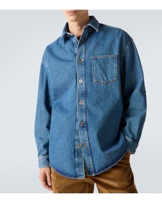 Loewe Blue Denim Shirt for men