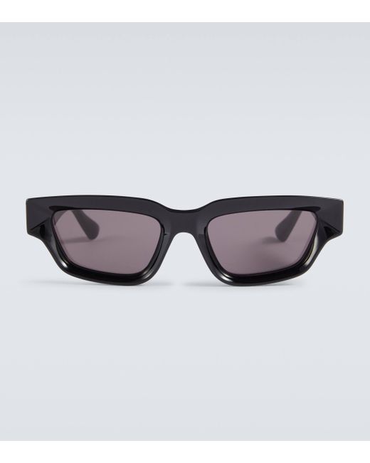 Bottega Veneta Brown Sharp Square Sunglasses for men