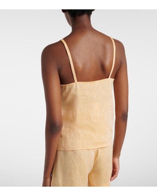 Eres Natural Gentille Linen Top