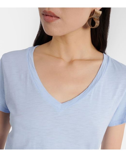 Velvet Blue Lilith Cotton T-Shirt