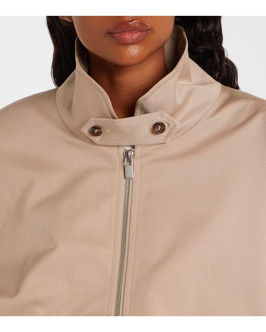 Magda Butrym Natural Bomberjacke Aus Wolle Und Seide
